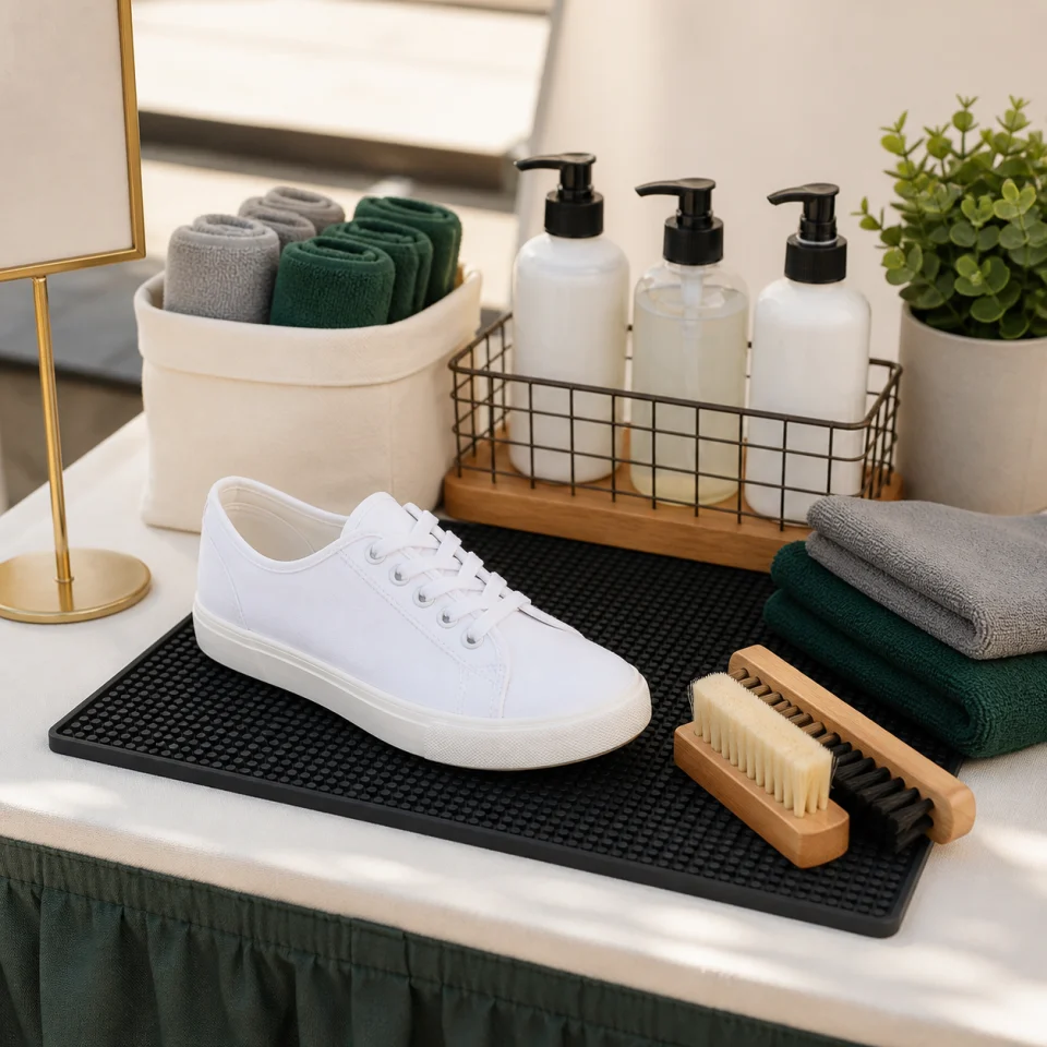 Sneaker refresh service offered by Clean Kicks