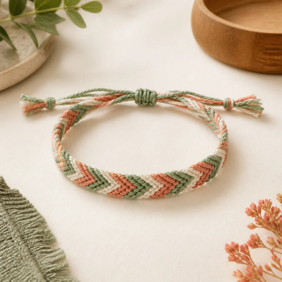 Single friendship bracelet offered by Kindred Keeps