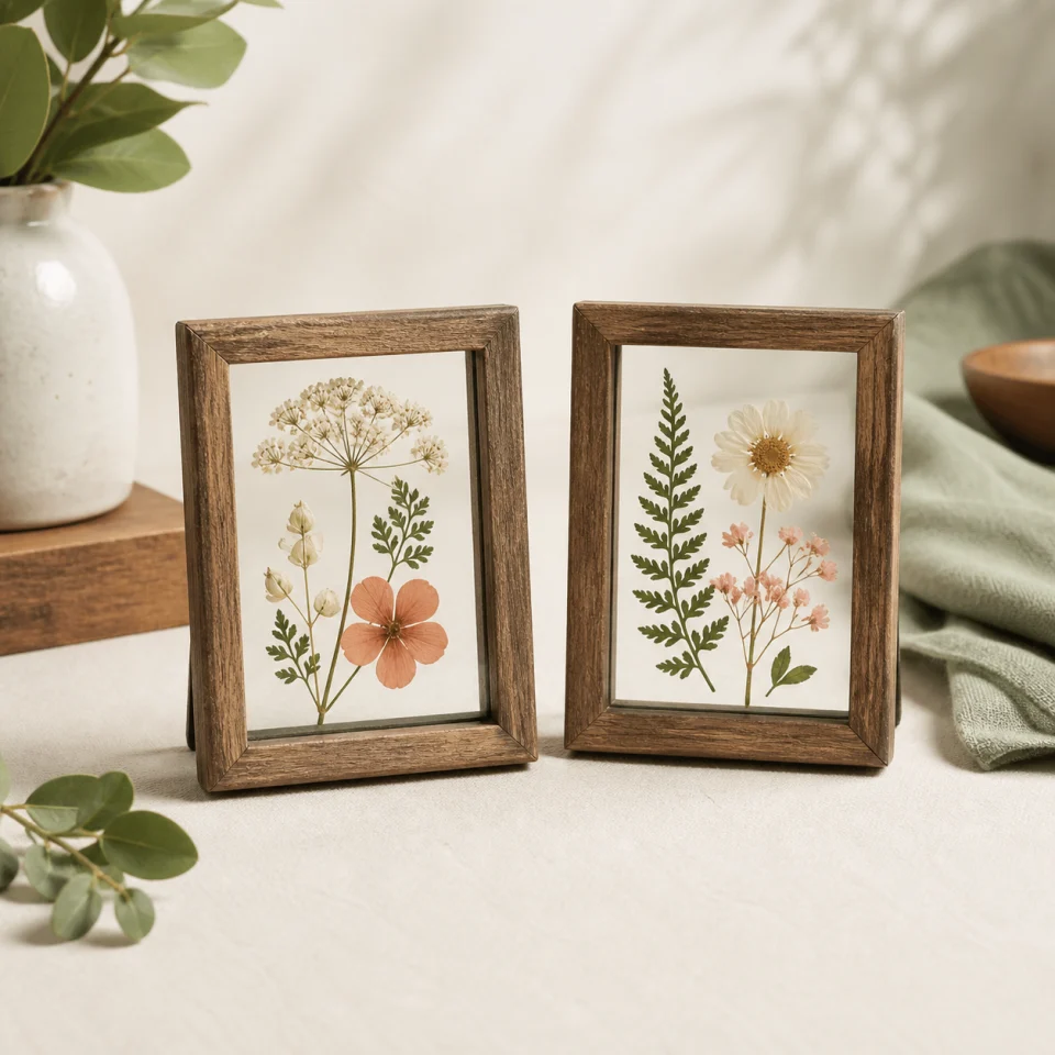 Mini botanical frame pair offered by Wildflower Press