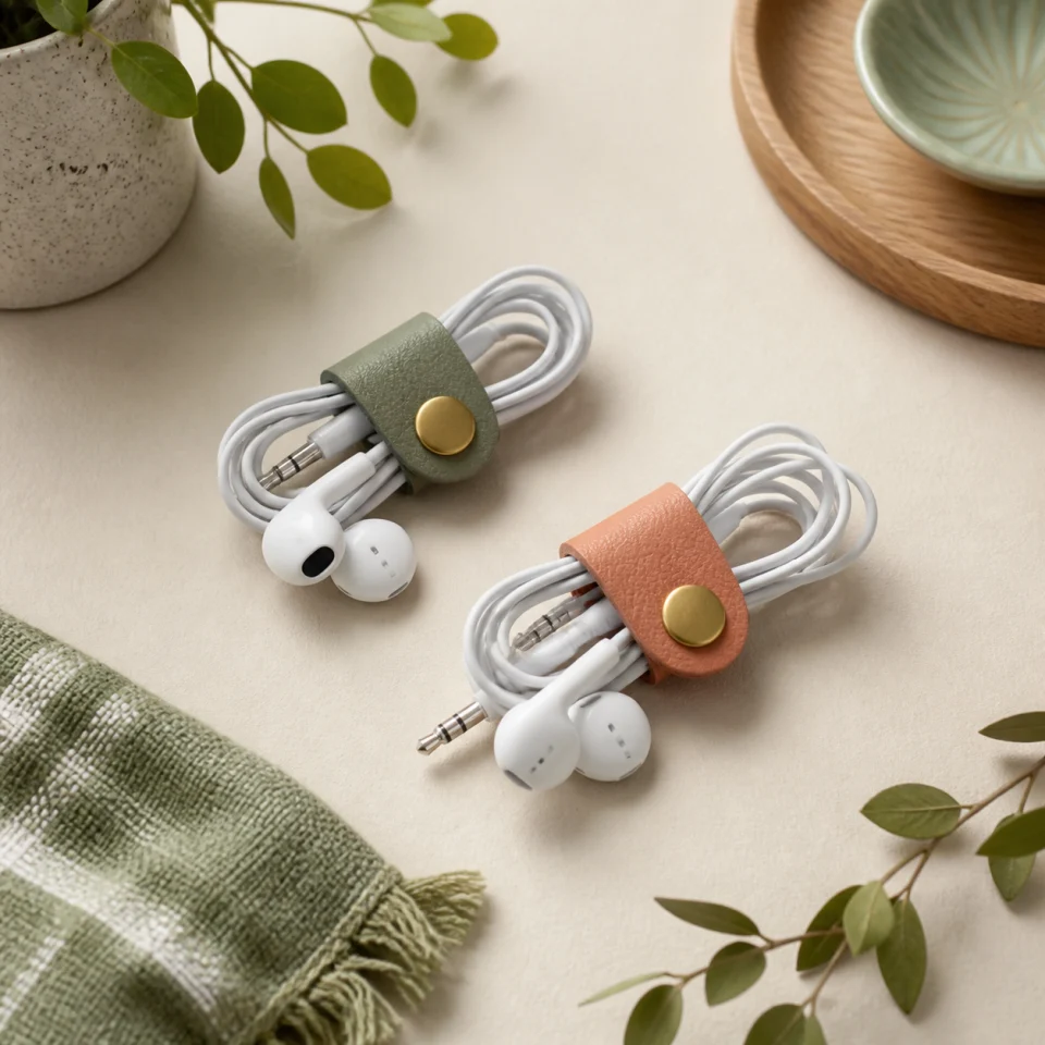 Earbud wrap pair offered by Tech Tidy