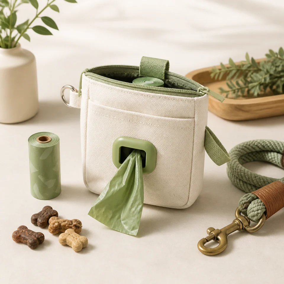 Treat-walk pouch offered by Paws & Thread