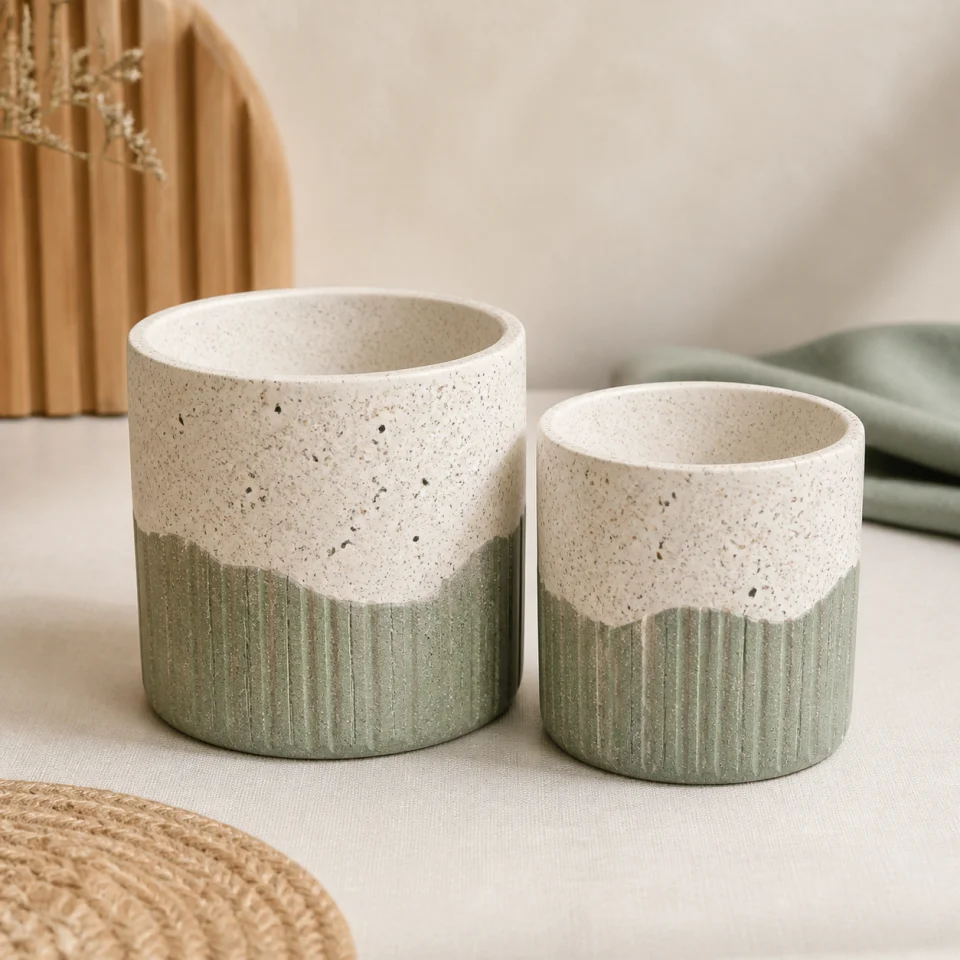 Planter gift pair offered by Second Bloom